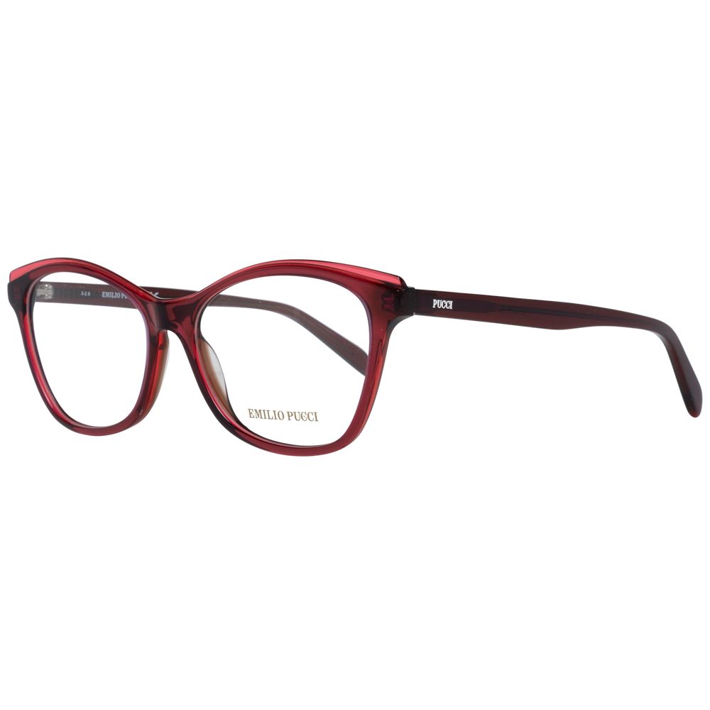 Red Women Glasses Frame Emilio Pucci