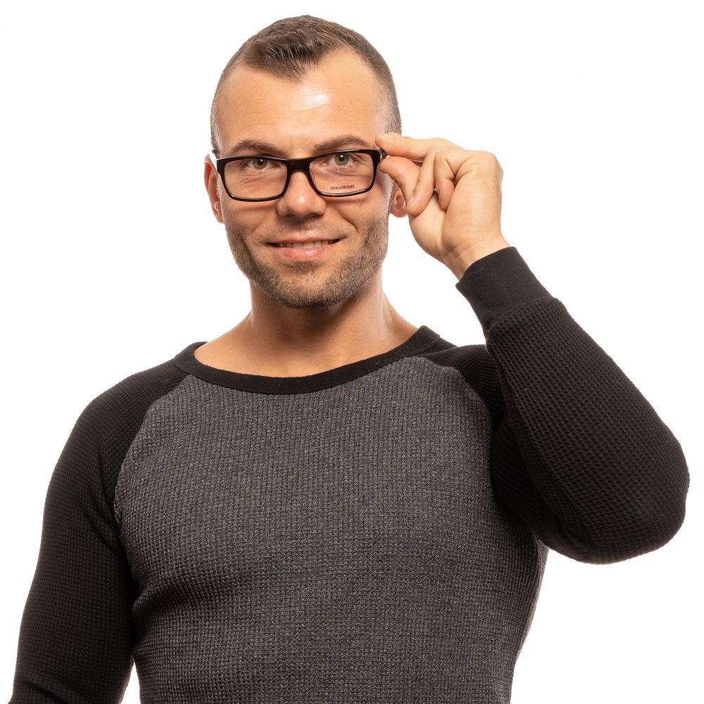 Brown Men Glasses Frame Zadig & Voltaire