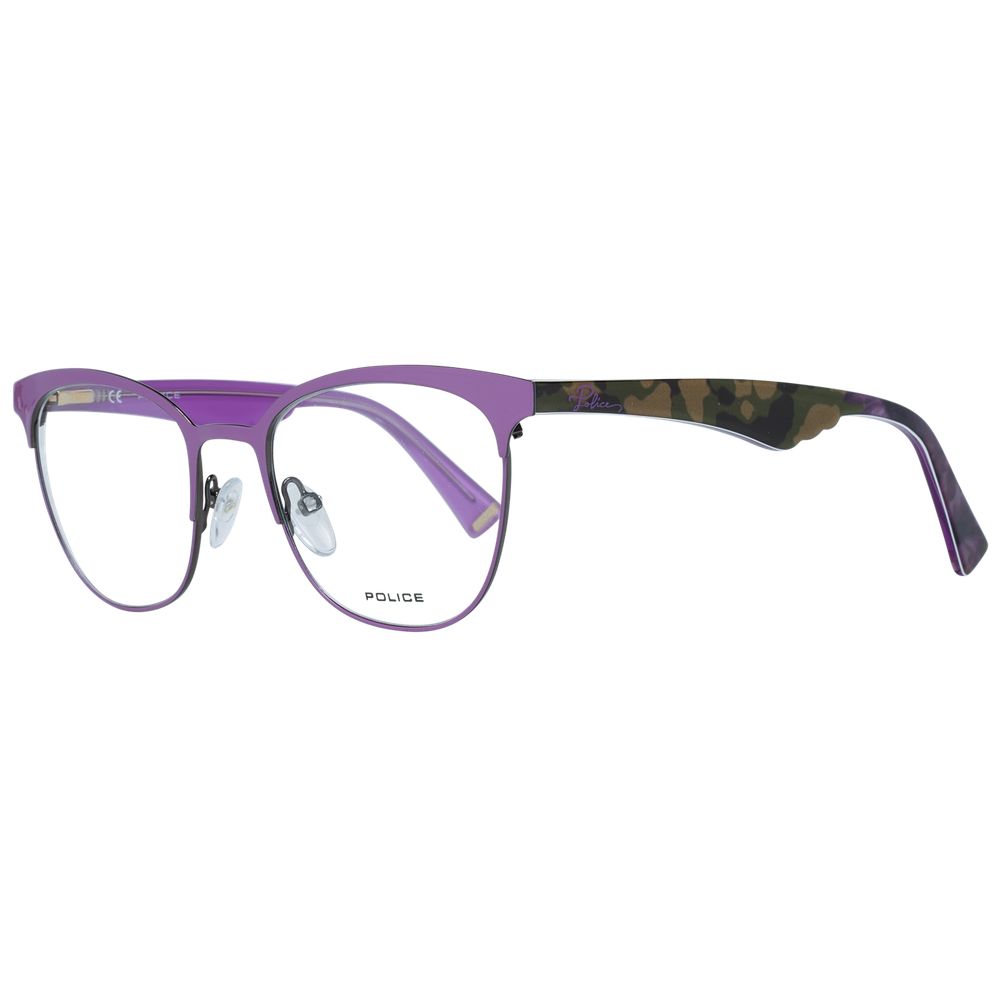 Purple Women Glasses Frame Police