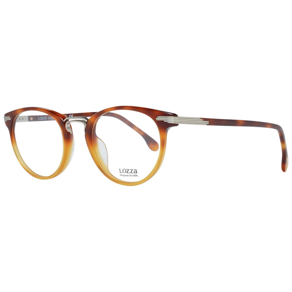 Brown Unisex Glasses Frame Lozza