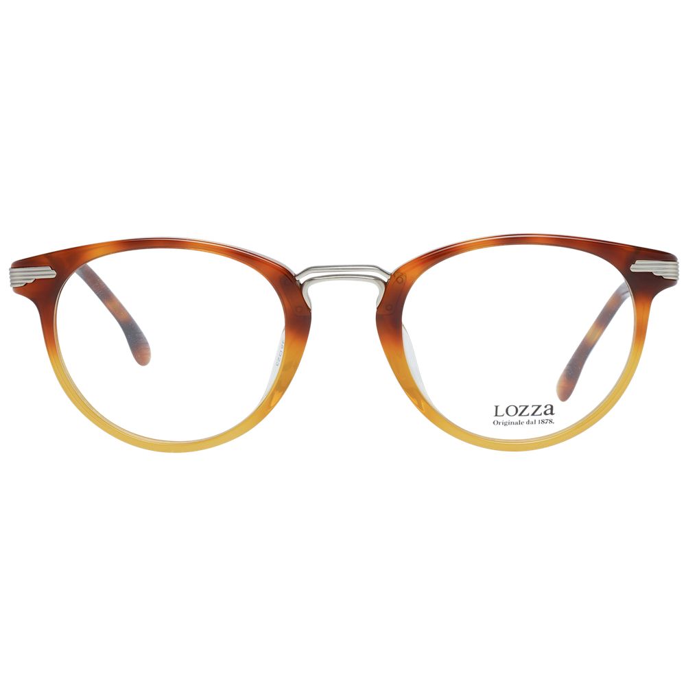 Brown Unisex Glasses Frame Lozza