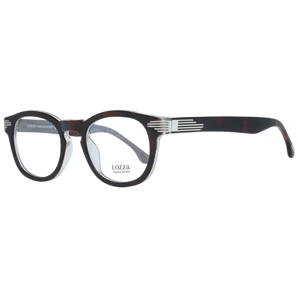 Brown Unisex Glasses Frame Lozza