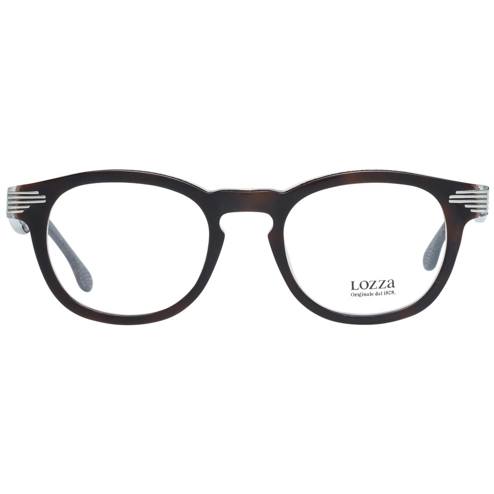 Brown Unisex Glasses Frame Lozza