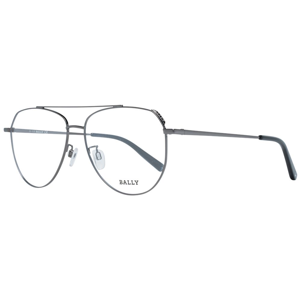 Gray Unisex Glasses Frame Bally