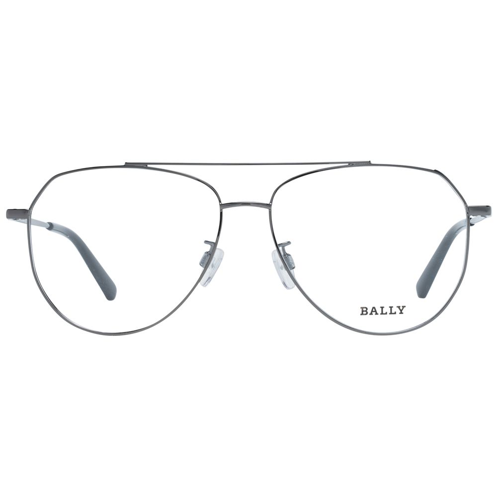 Gray Unisex Glasses Frame Bally