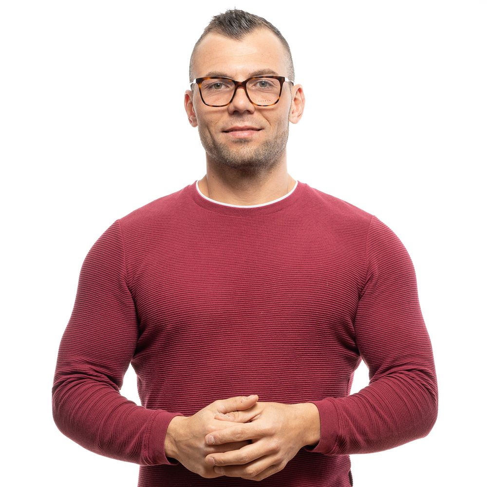 Brown Men Glasses Frame Sandro