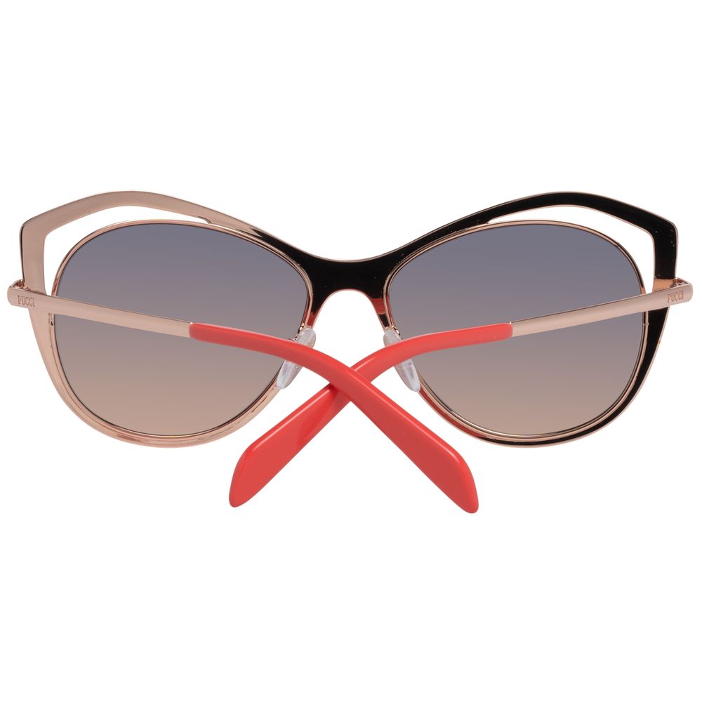 Rose Gold Women Sunglass Emilio Pucci