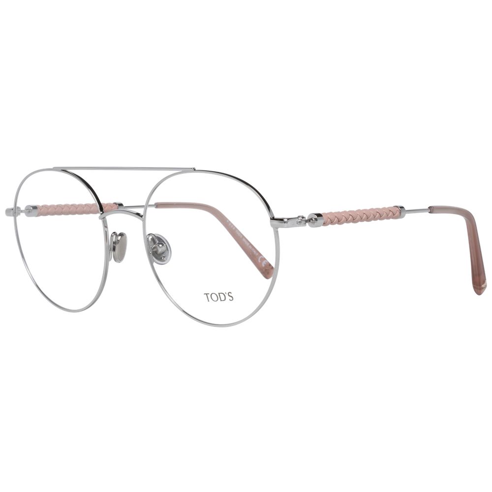 Silver Women Glasses Frame Tod's