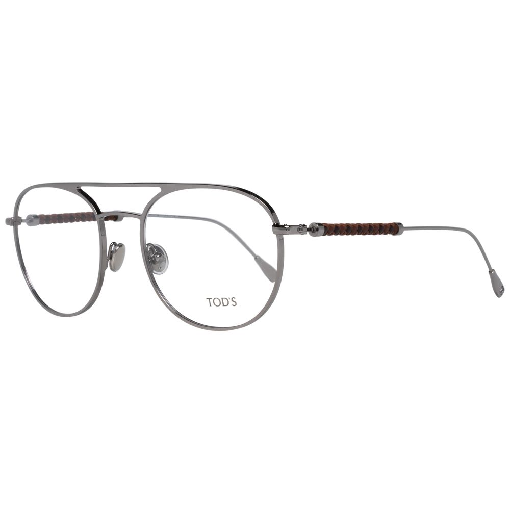 Silver Men Glasses Frame Tod's