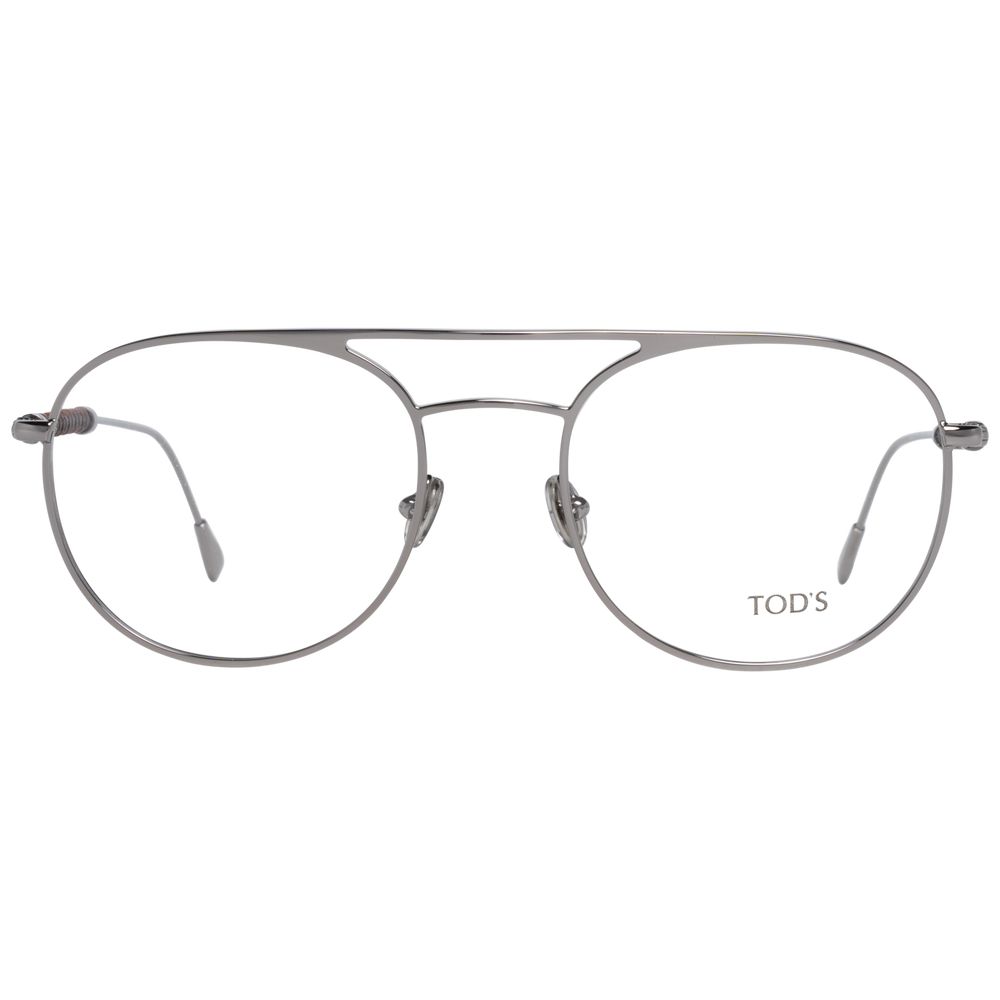 Silver Men Glasses Frame Tod's