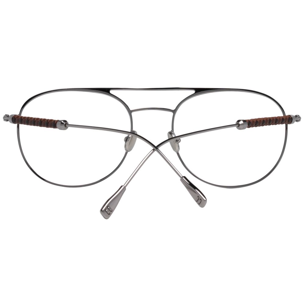 Silver Men Glasses Frame Tod's