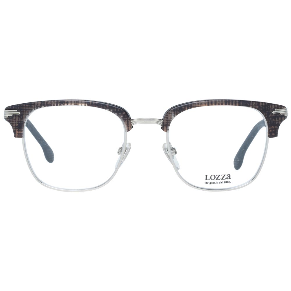 Brown Unisex Glasses Frame Lozza