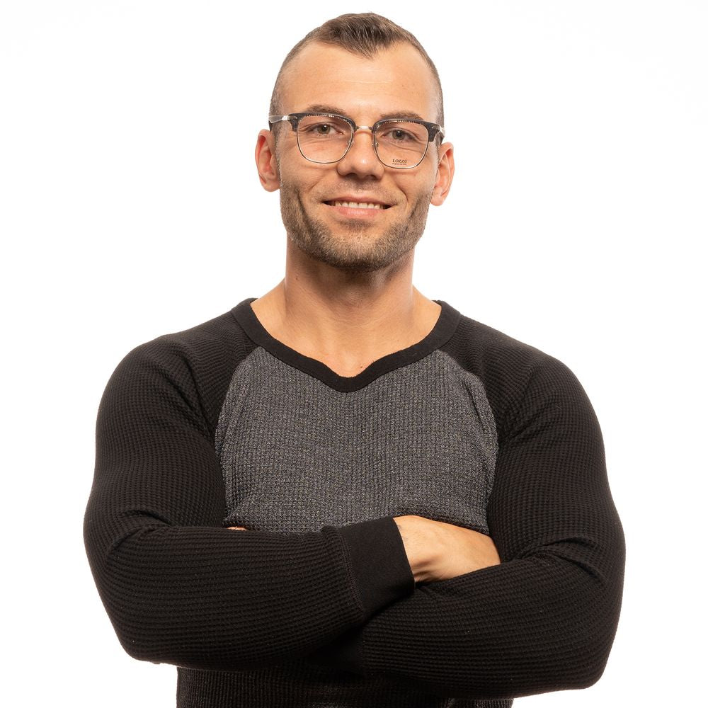 Brown Unisex Glasses Frame Lozza