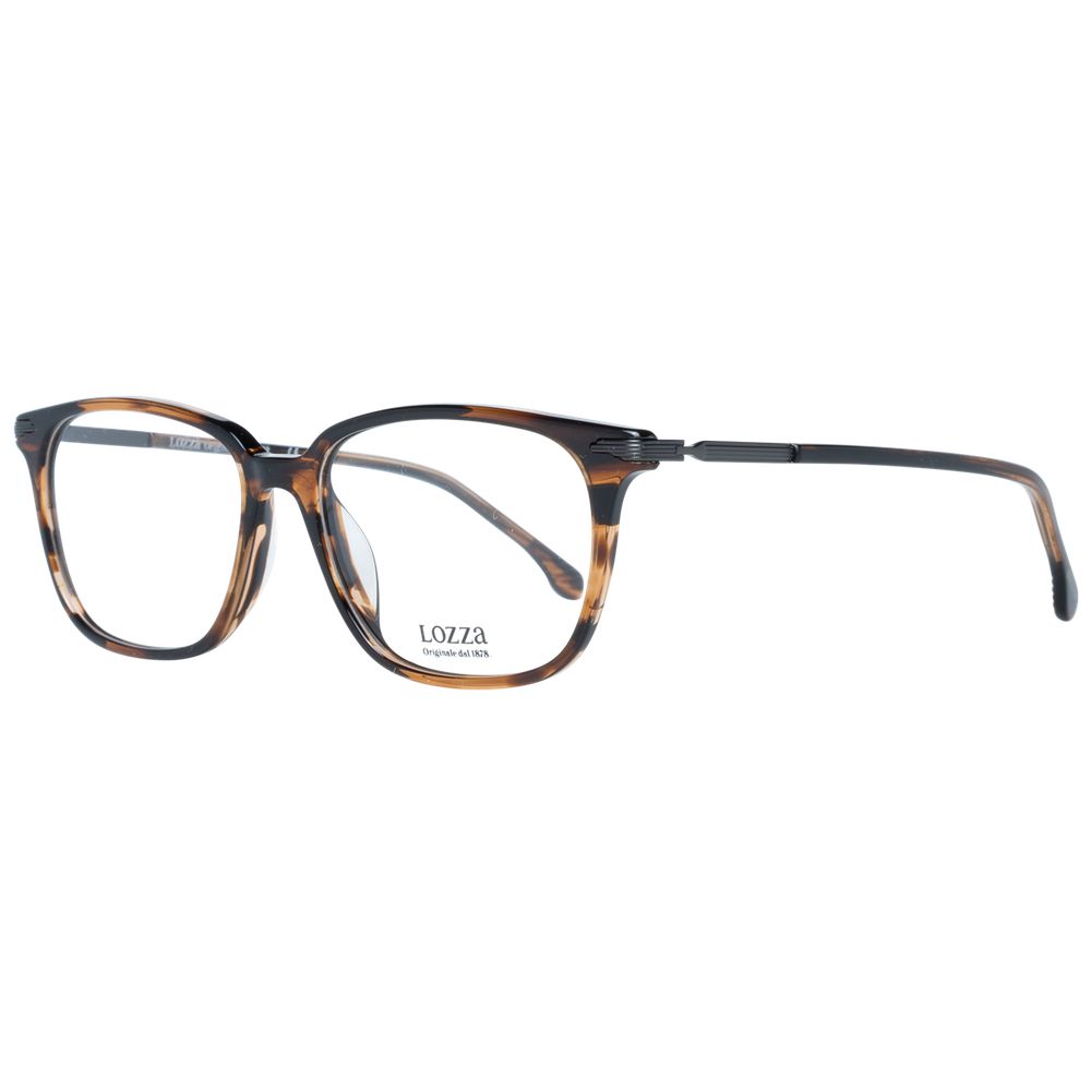 Brown Men Glasses Frame Lozza