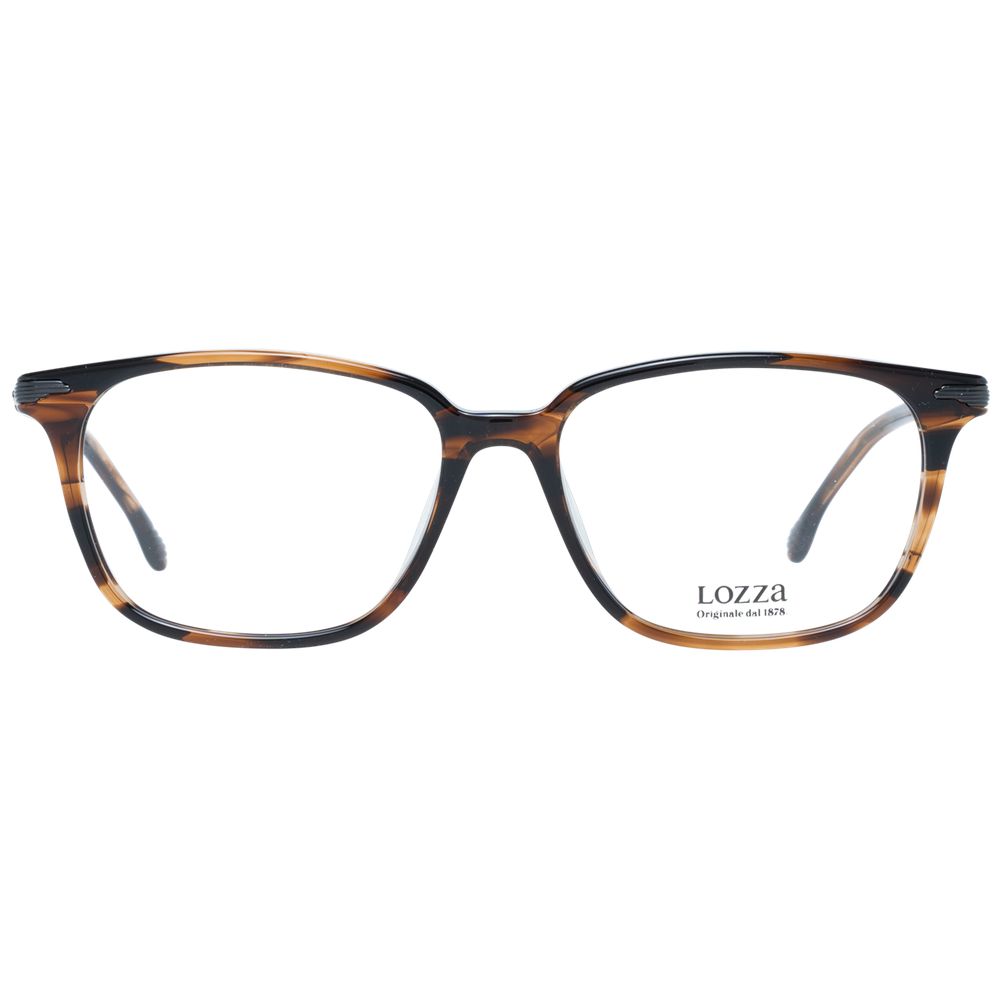 Brown Men Glasses Frame Lozza