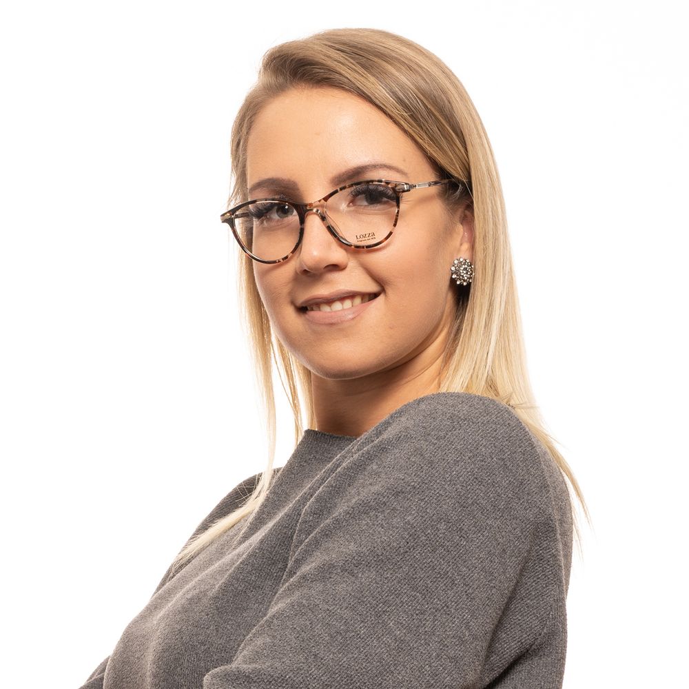 Brown Women Glasses Frame Lozza