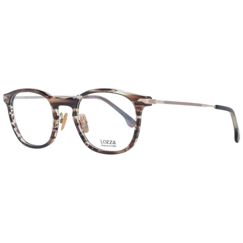 Brown Men Glasses Frame Lozza