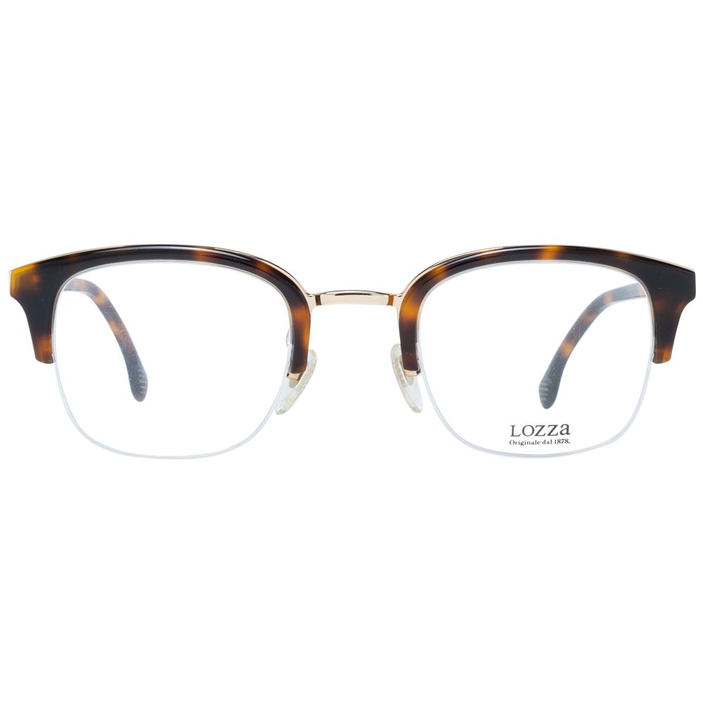 Brown Unisex Glasses Frame Lozza