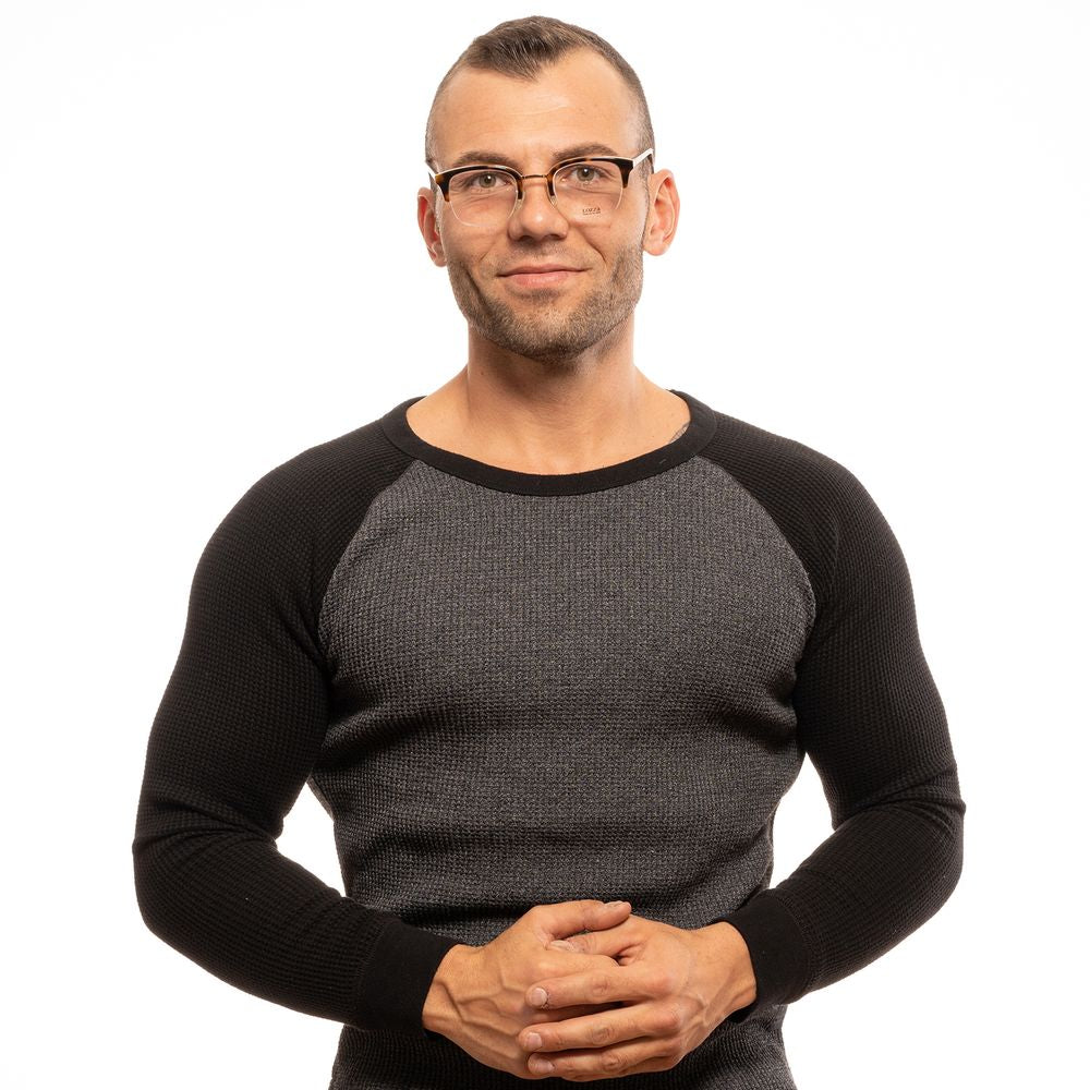 Brown Unisex Glasses Frame Lozza