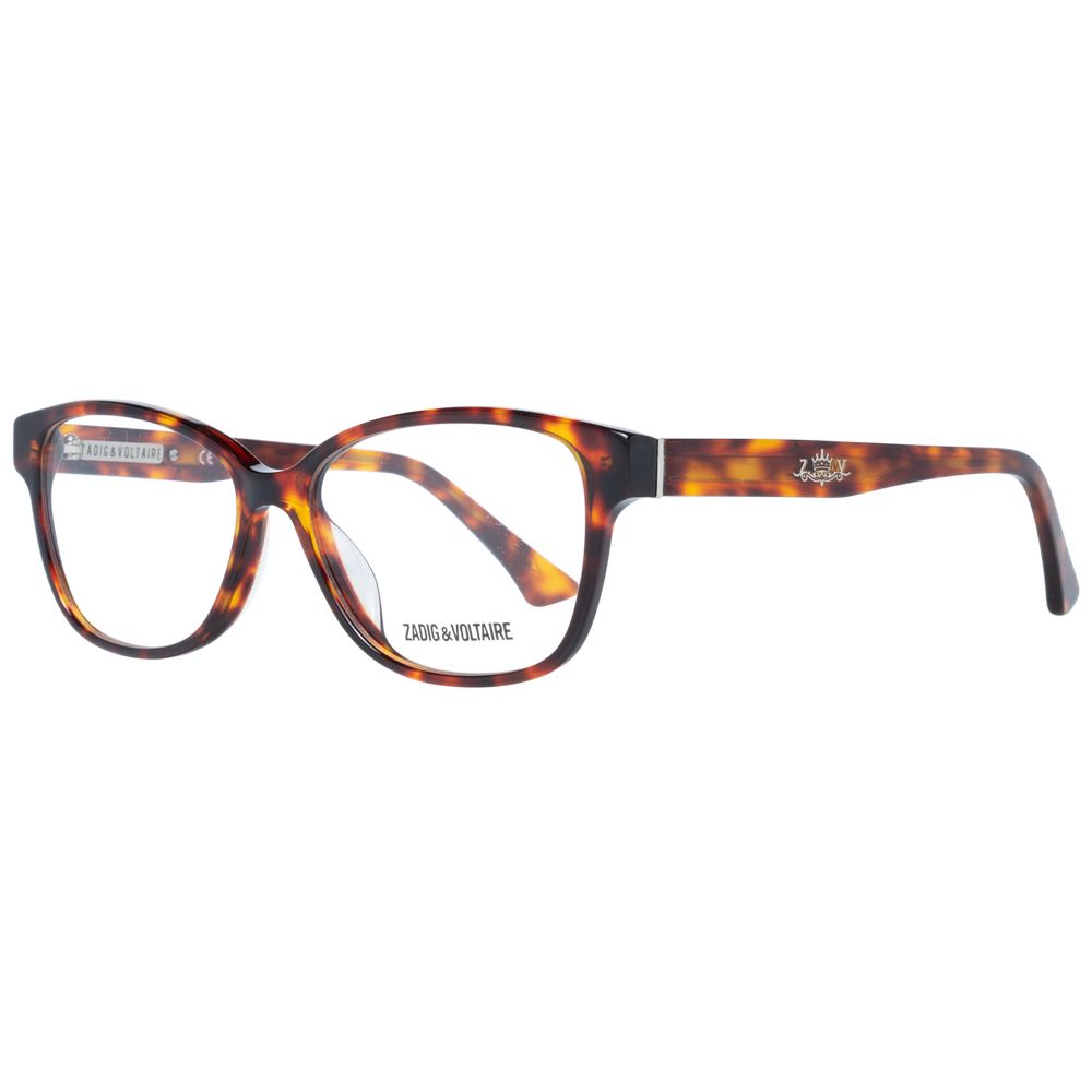 Brown Unisex Glasses Frame Zadig & Voltaire