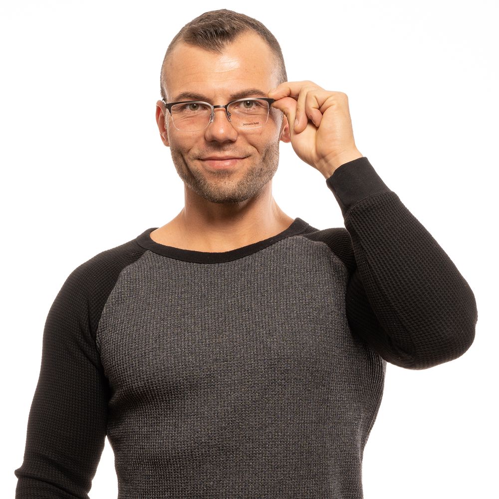 Gray Men Glasses Frame Zadig & Voltaire
