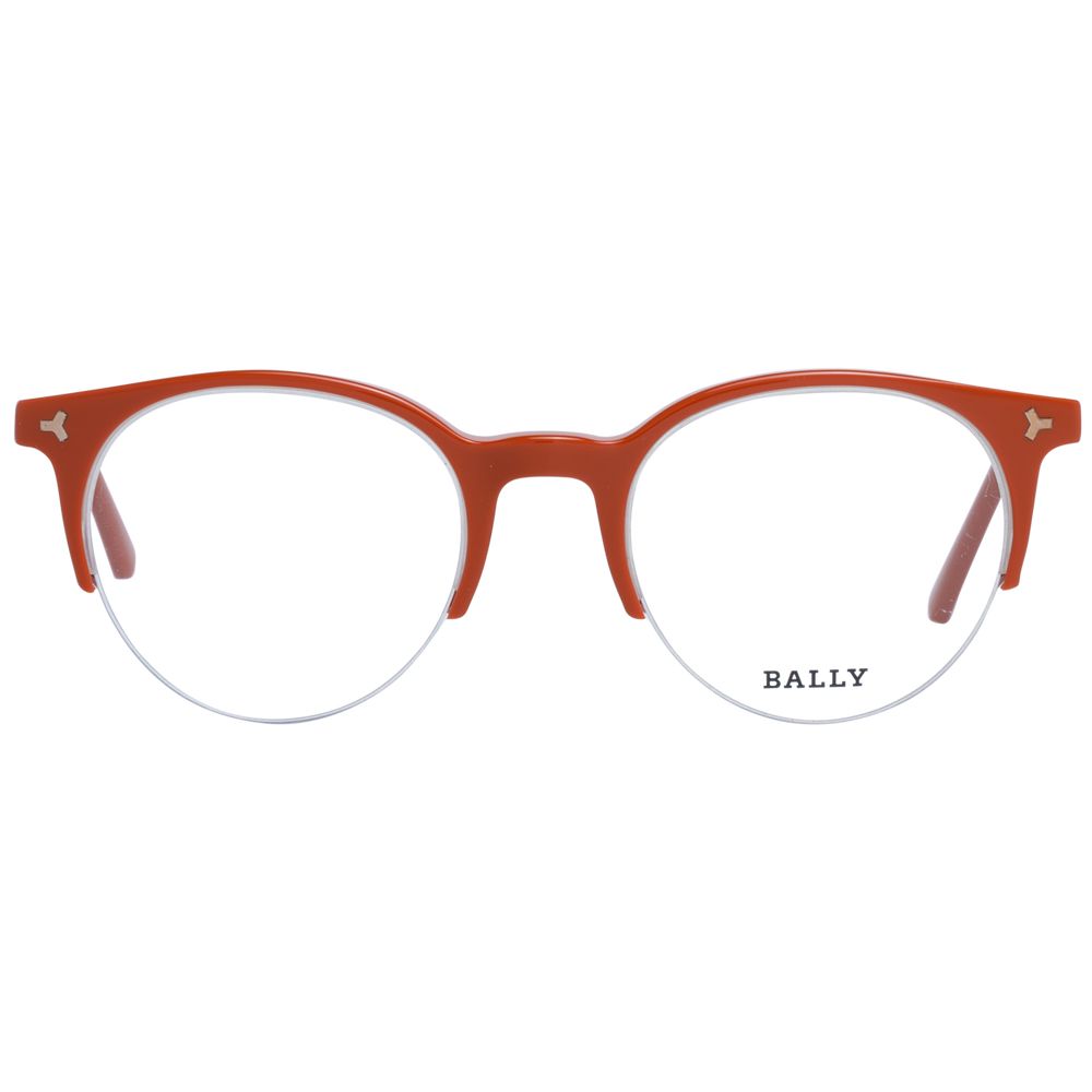 Brown Unisex Glasses Frame Bally