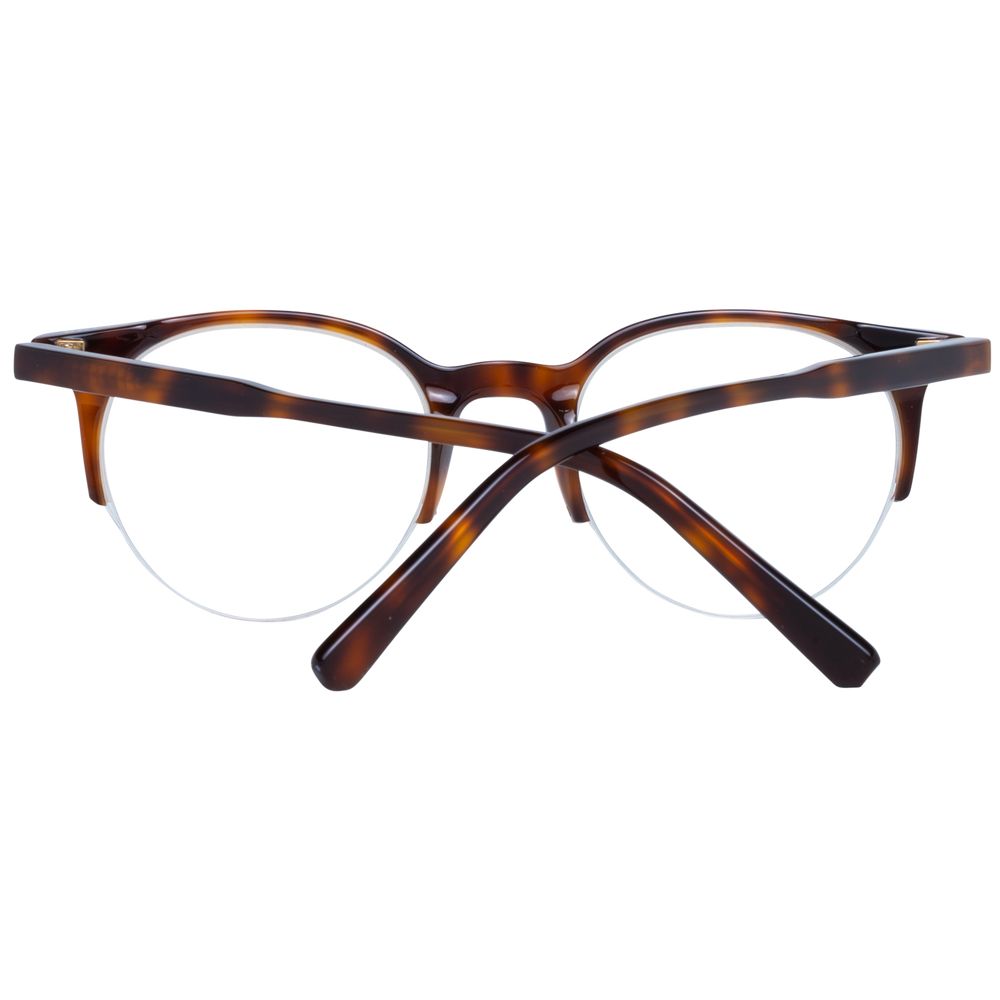 Brown Unisex Glasses Frame Bally
