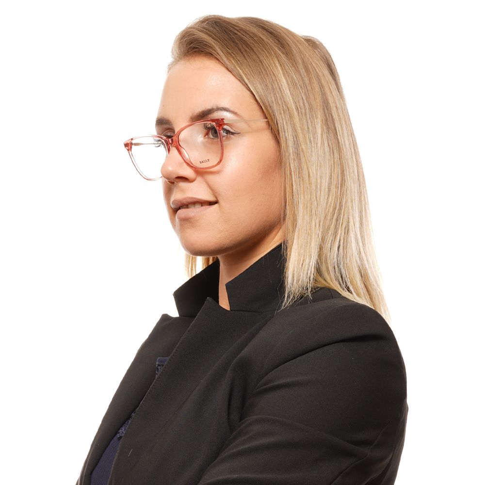 Red Women Glasses Frame Bally