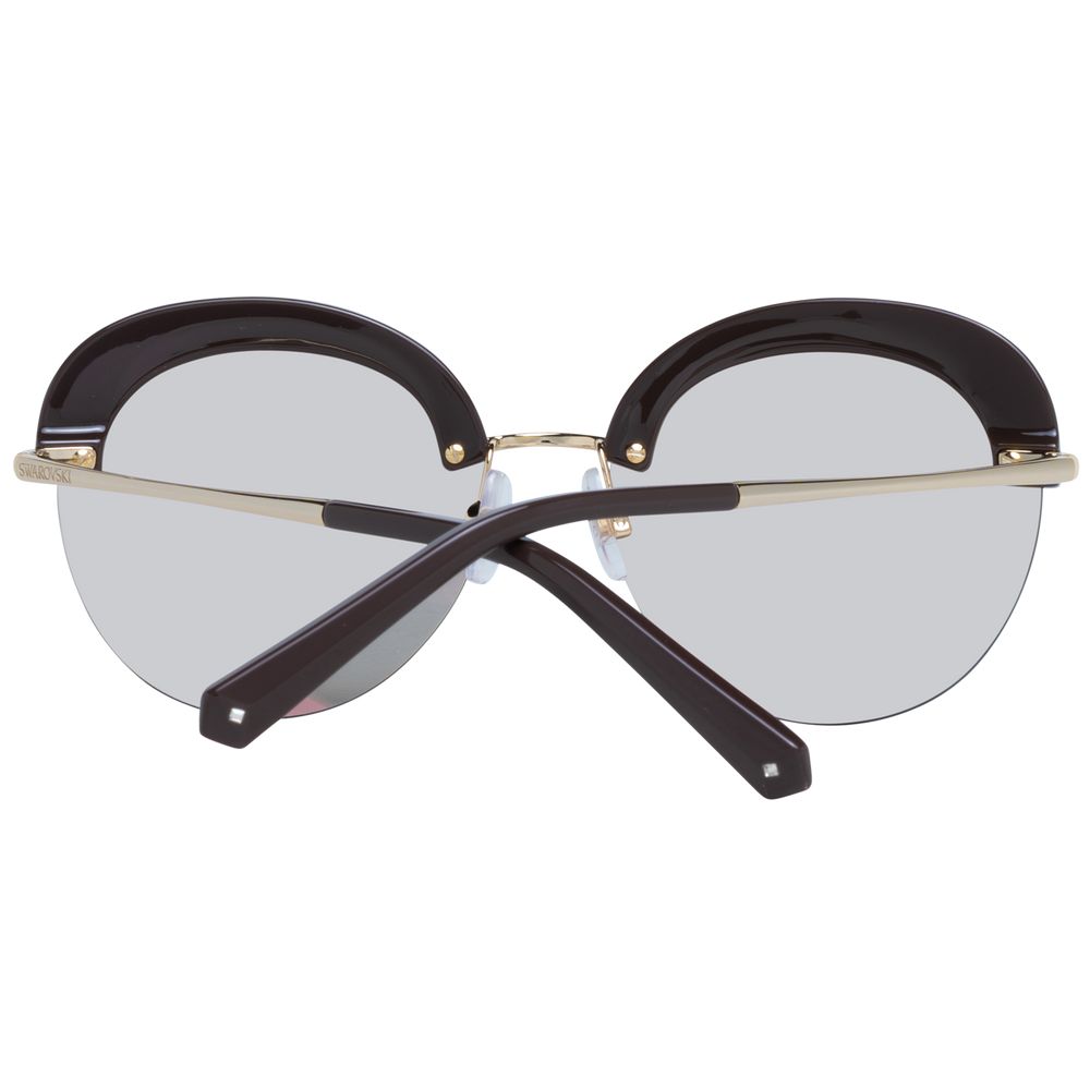 Gold Women Sunglass Swarovski