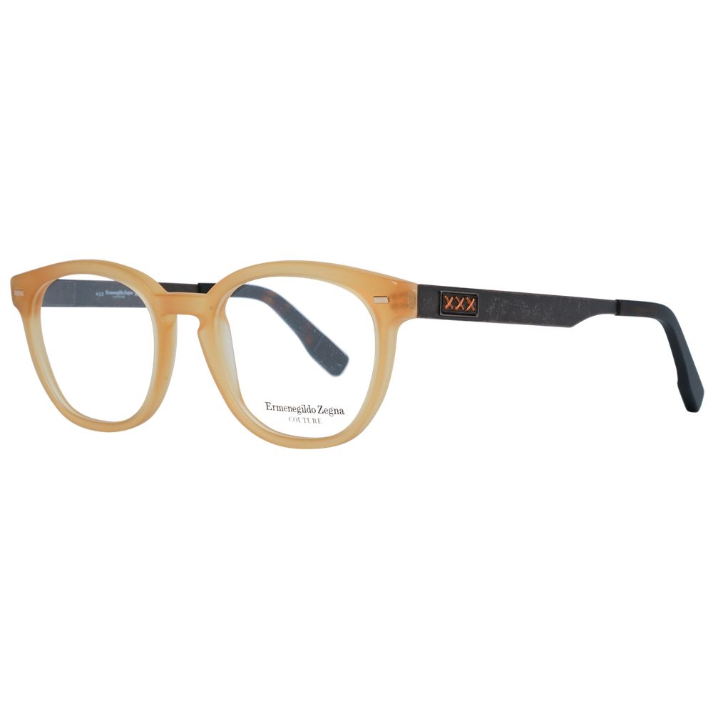 Orange Men Glasses Frame Ermenegildo Zegna