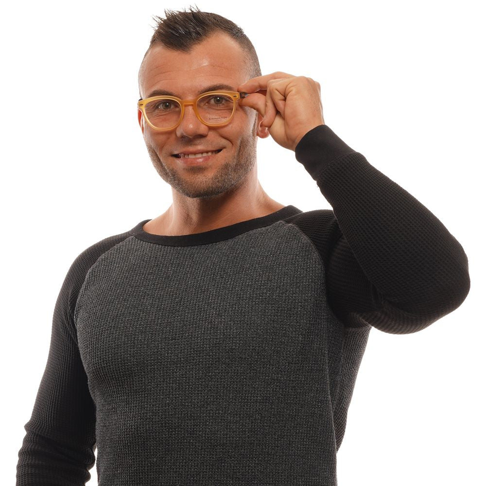 Orange Men Glasses Frame Ermenegildo Zegna