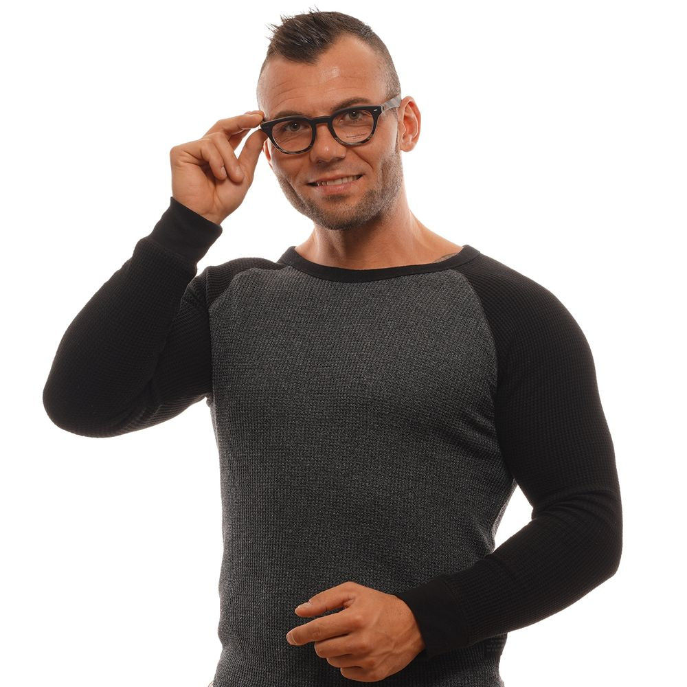 Black Men Glasses Frame Ermenegildo Zegna