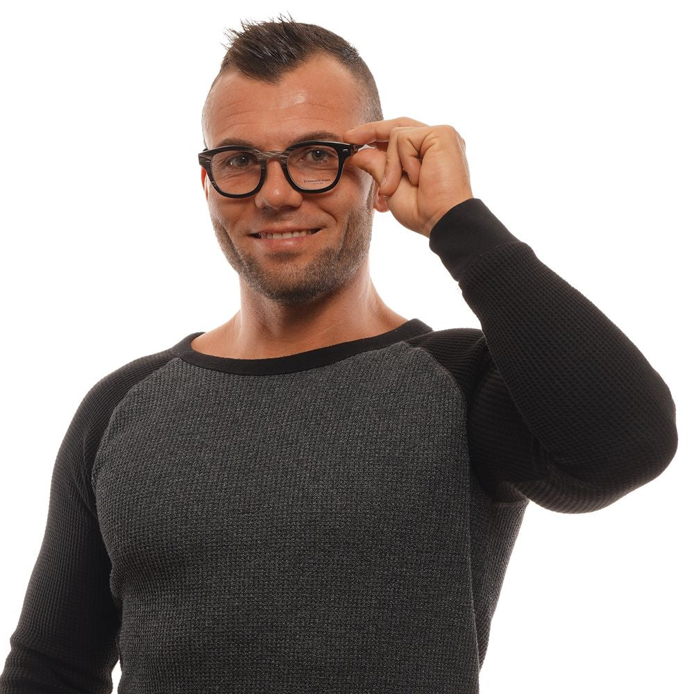 Black Men Glasses Frame Ermenegildo Zegna