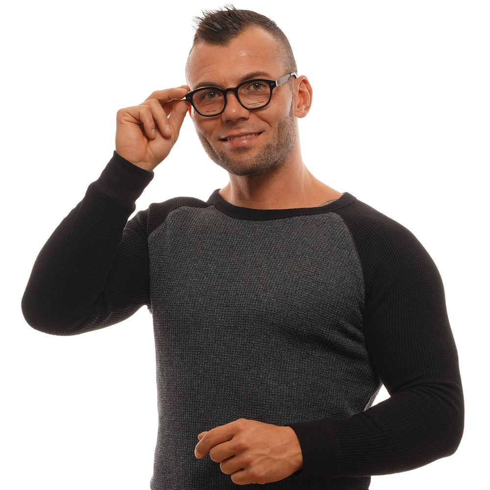 Black Men Glasses Frame Ermenegildo Zegna