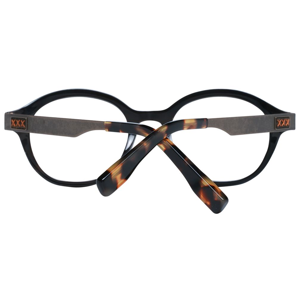 Brown Men Glasses Frame Ermenegildo Zegna