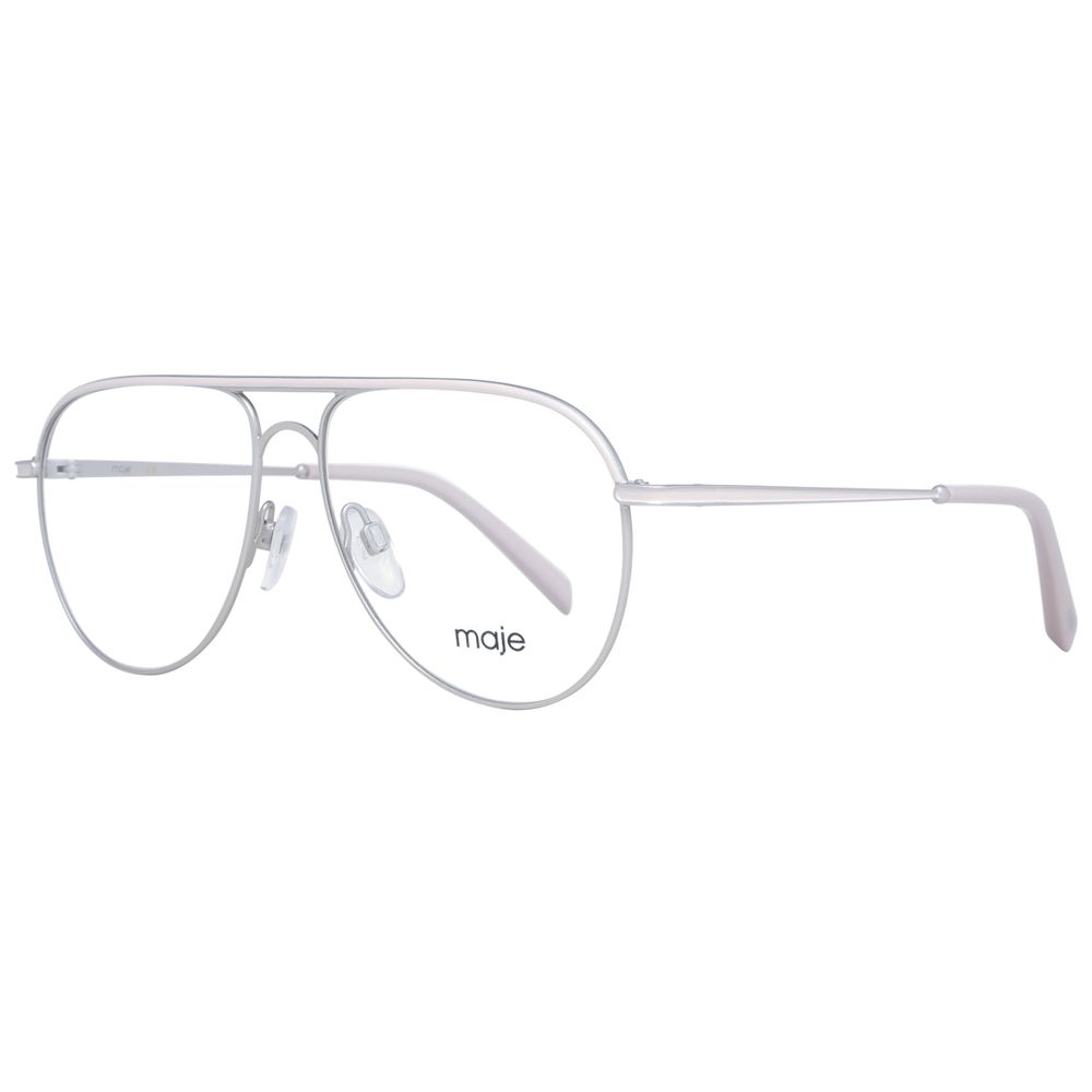 Silver Women Glasses Frame Maje