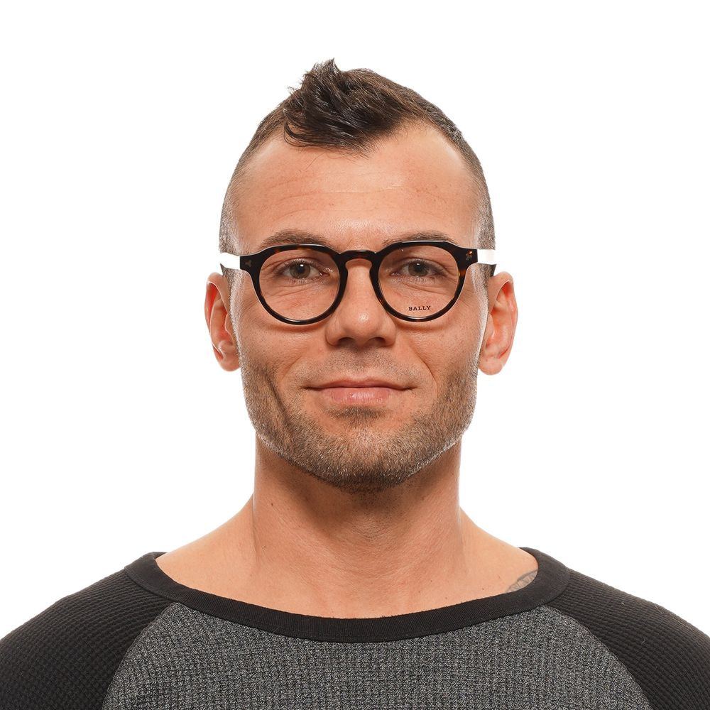 Brown Men Glasses Frame Bally