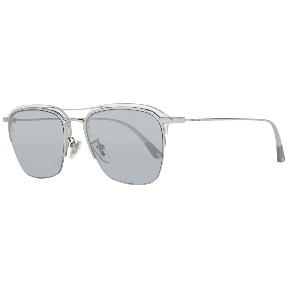 Silver Men Sunglass Police