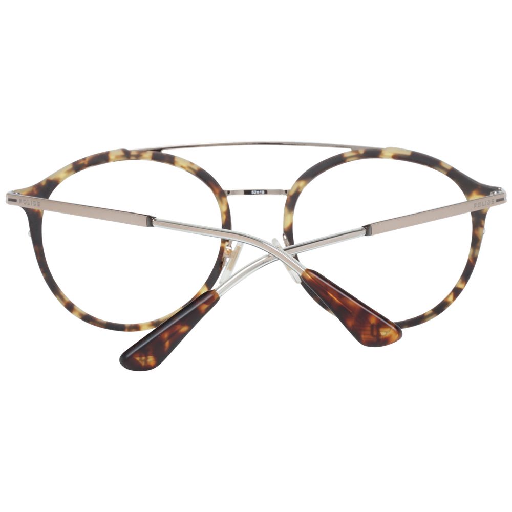 Brown Men Glasses Frame Police