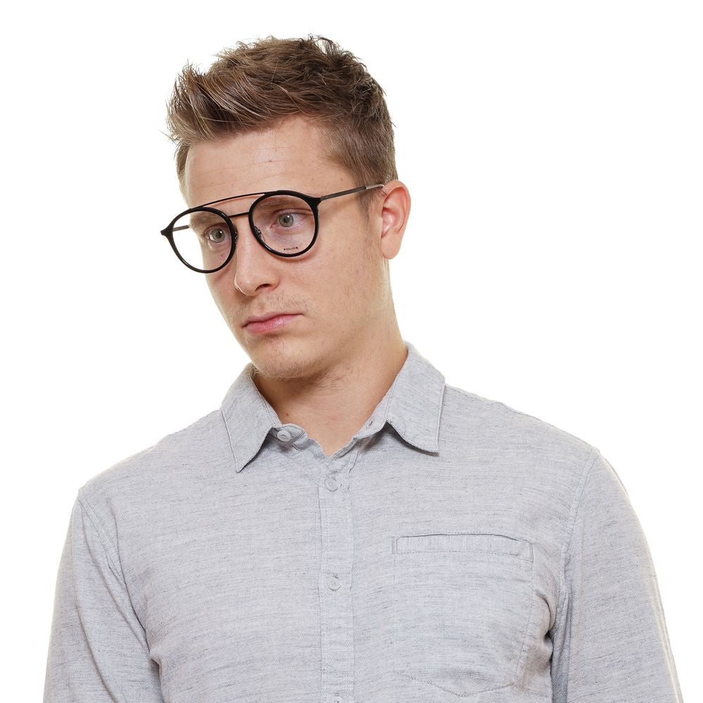 Black Men Glasses Frame Police