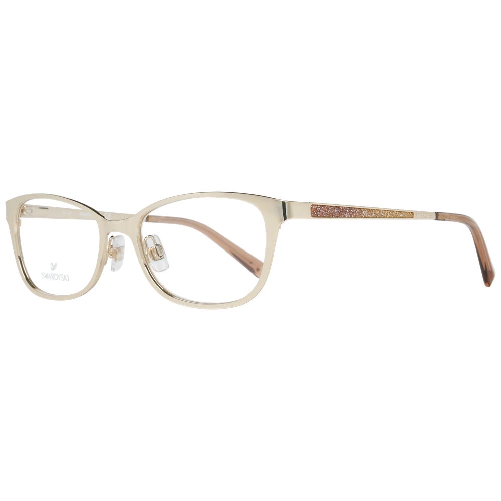 Gold Women Glasses Frame Swarovski