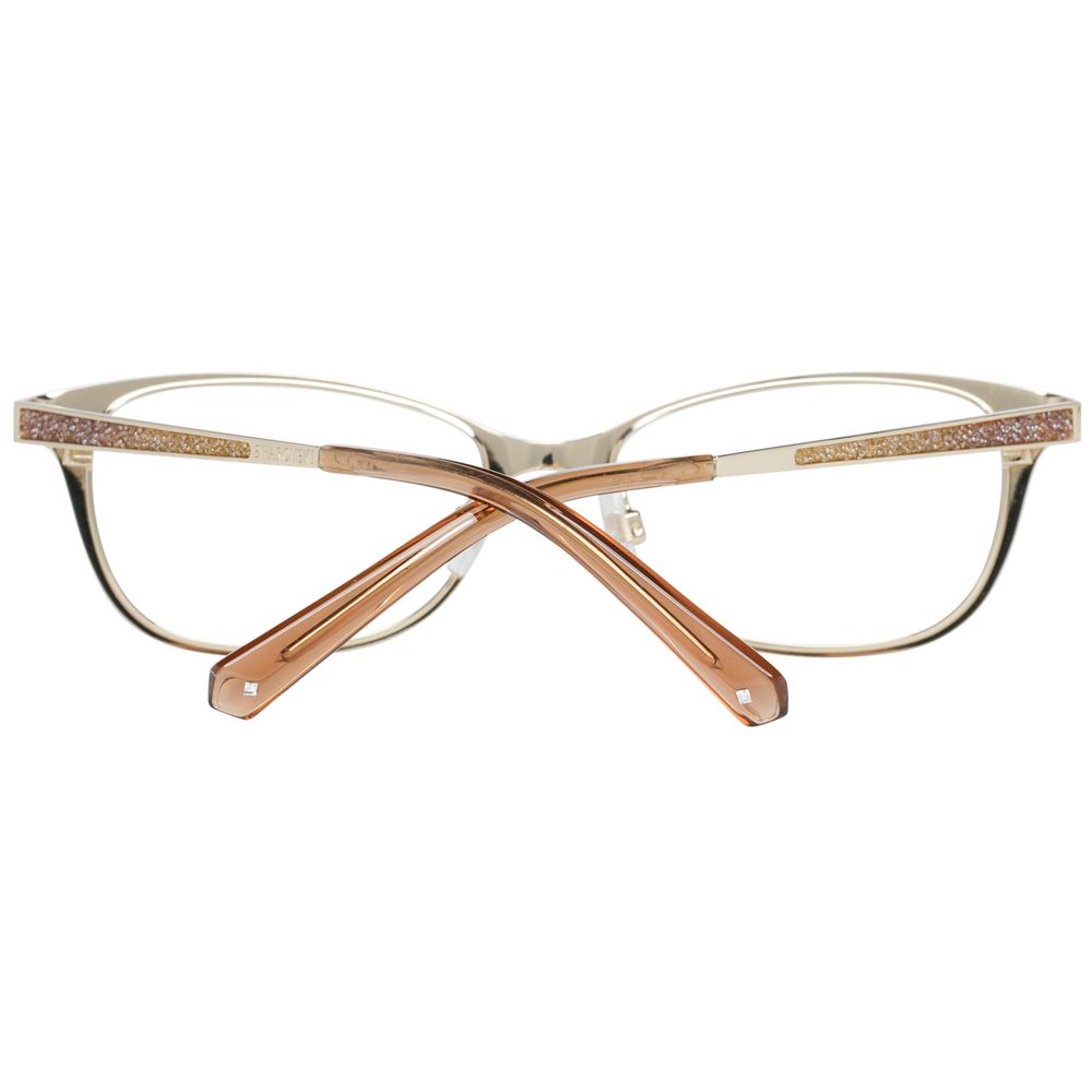 Gold Women Glasses Frame Swarovski