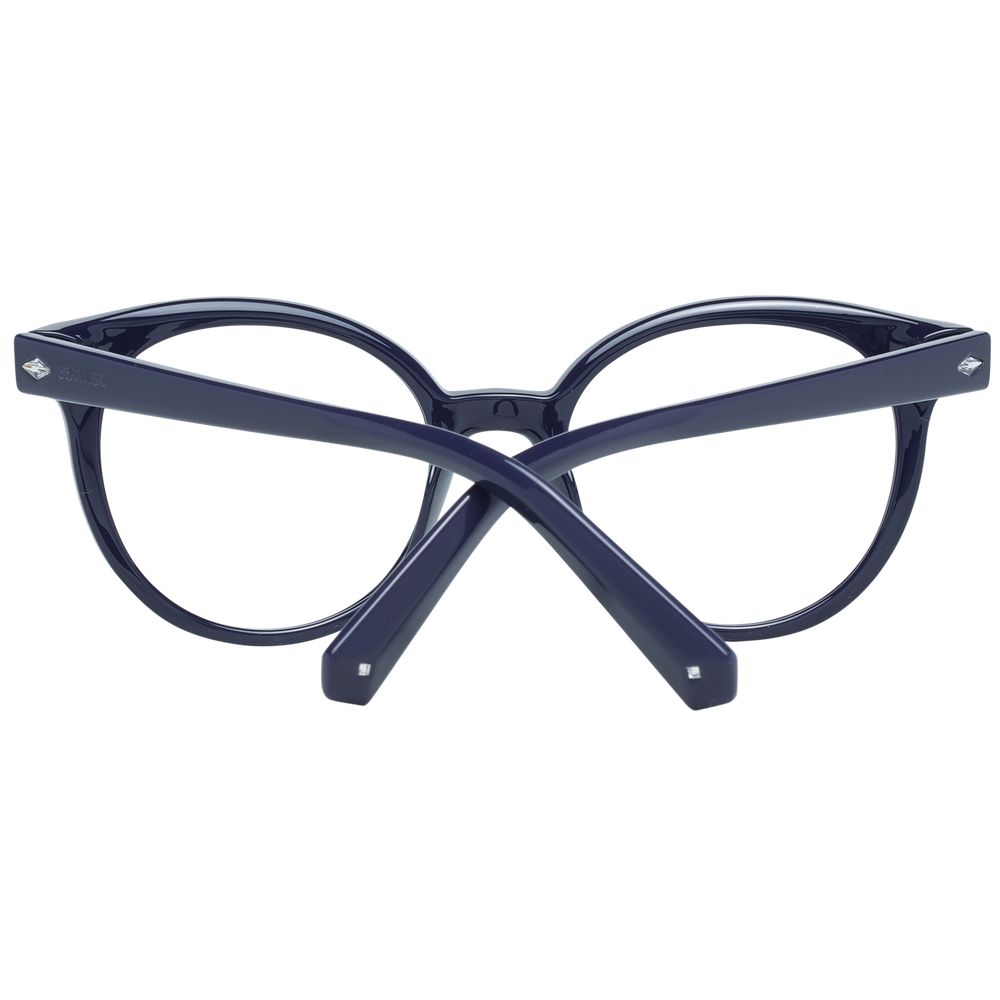 Purple Women Glasses Frame Swarovski