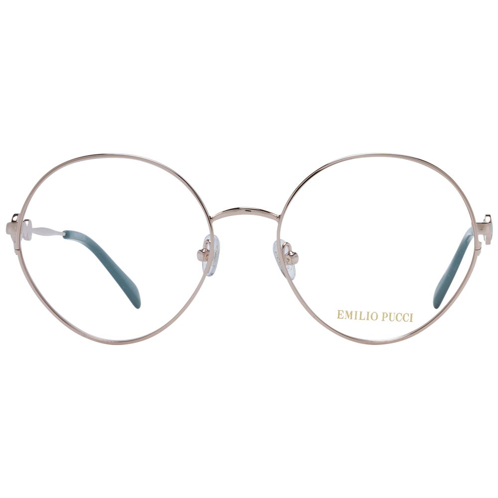 Rose Gold Women Glasses Frame Emilio Pucci