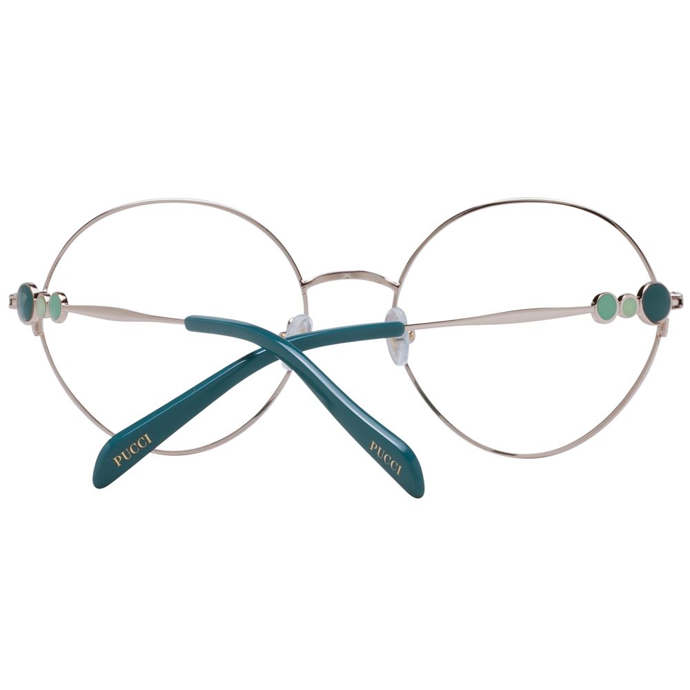 Rose Gold Women Glasses Frame Emilio Pucci