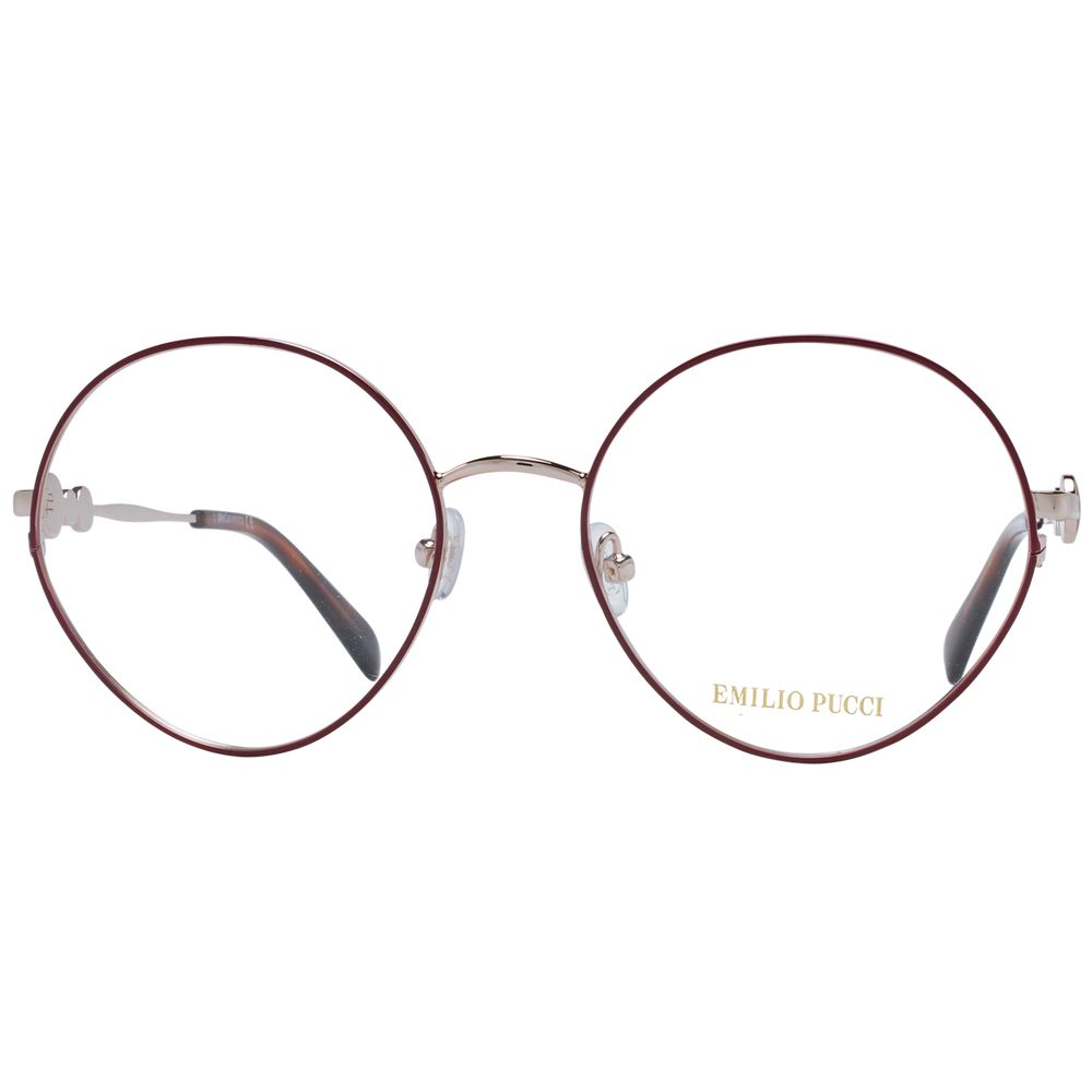Red Women Glasses Frame Emilio Pucci