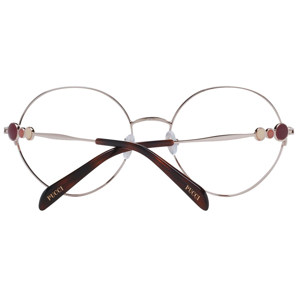 Red Women Glasses Frame Emilio Pucci