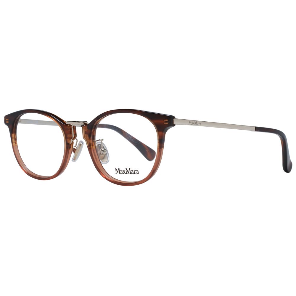Brown Women Glasses Frame Max Mara