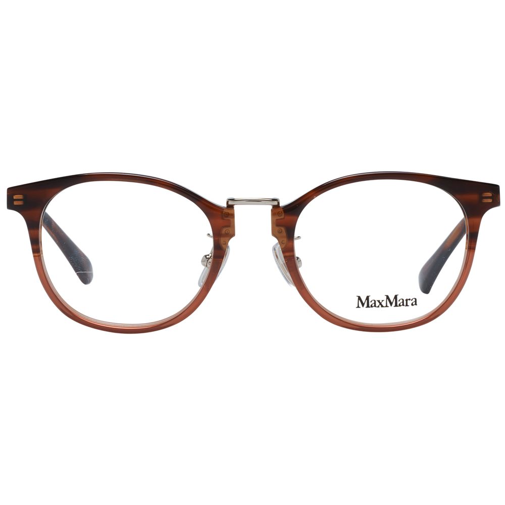 Brown Women Glasses Frame Max Mara