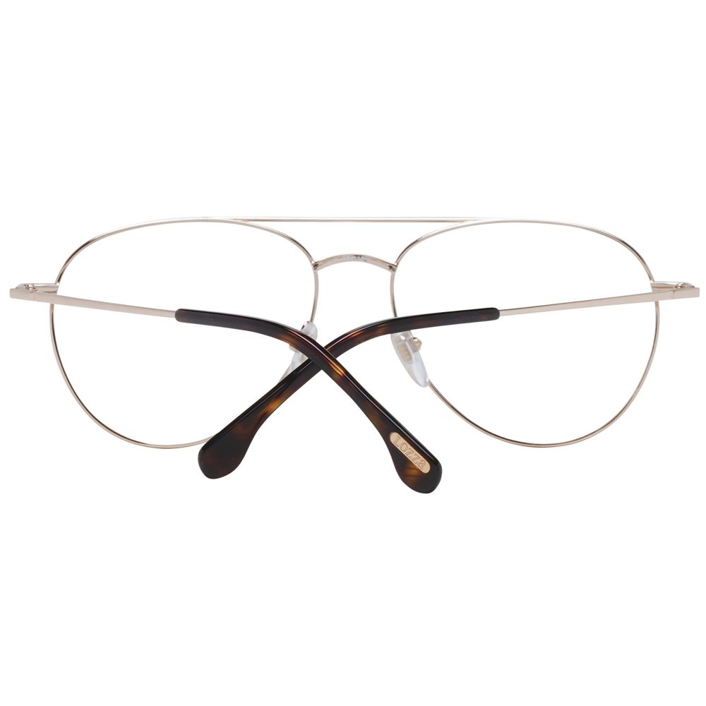 Gold Unisex Glasses Frame Lozza